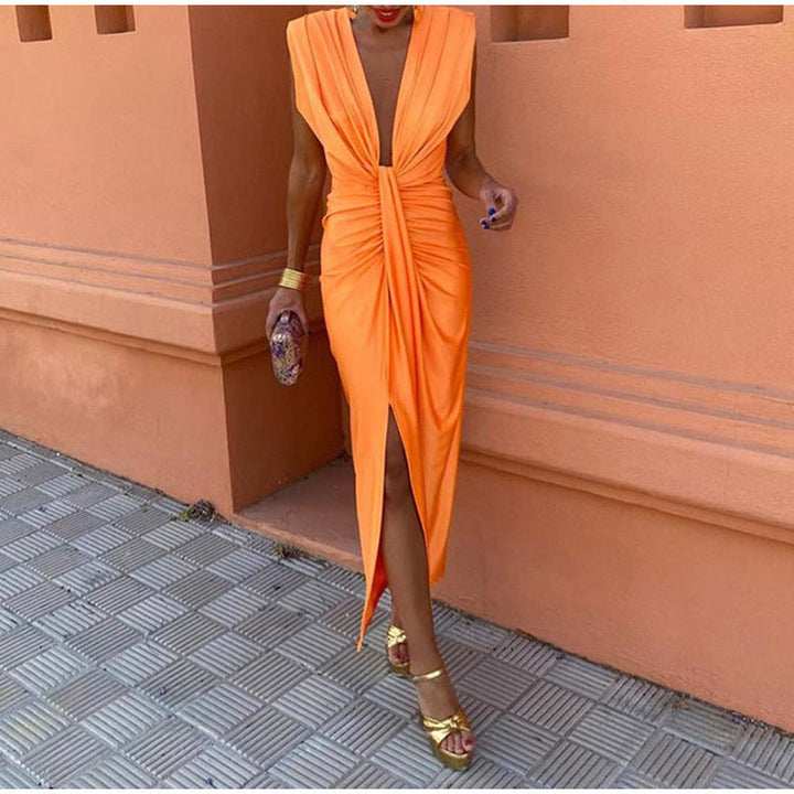 RAELYN™ | FLOWY OFF-SHOULDER MIDI DRESS