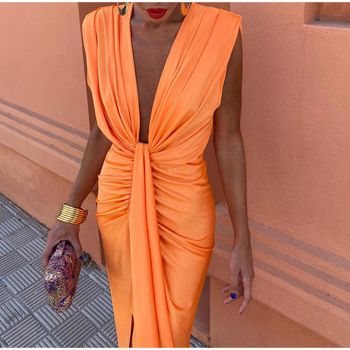 RAELYN™ | FLOWY OFF-SHOULDER MIDI DRESS
