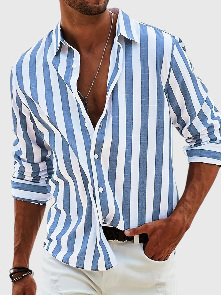 ZACHARY™ | RIVIERA STRIPE SUMMER SHIRT