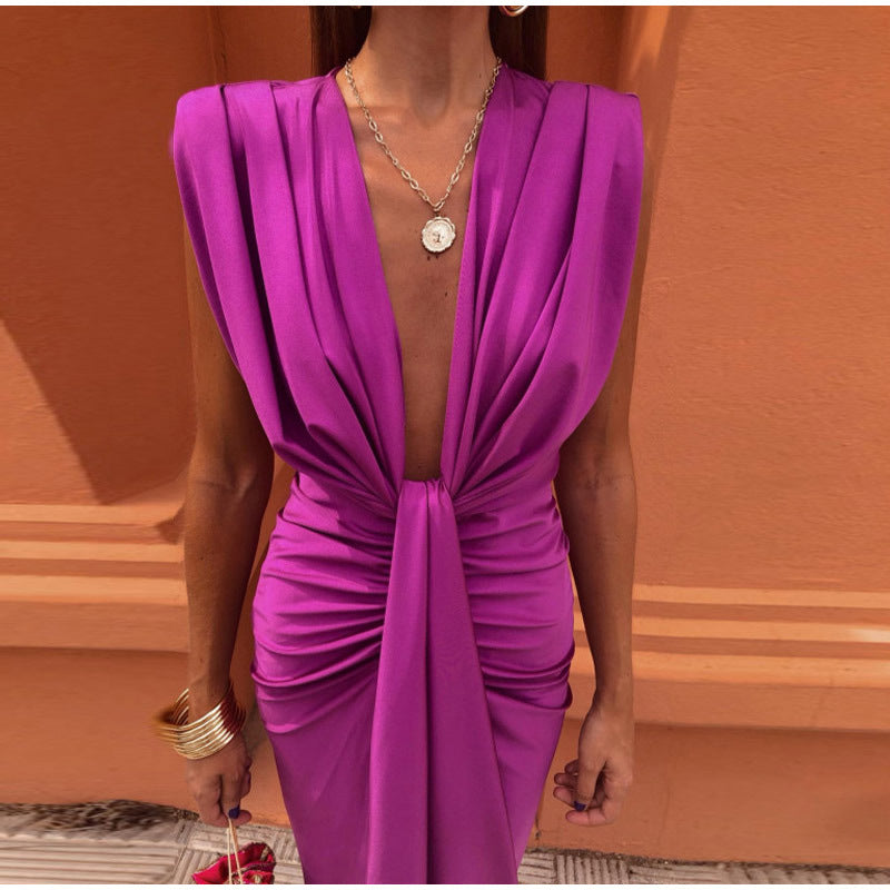 RAELYN™ | FLOWY OFF-SHOULDER MIDI DRESS