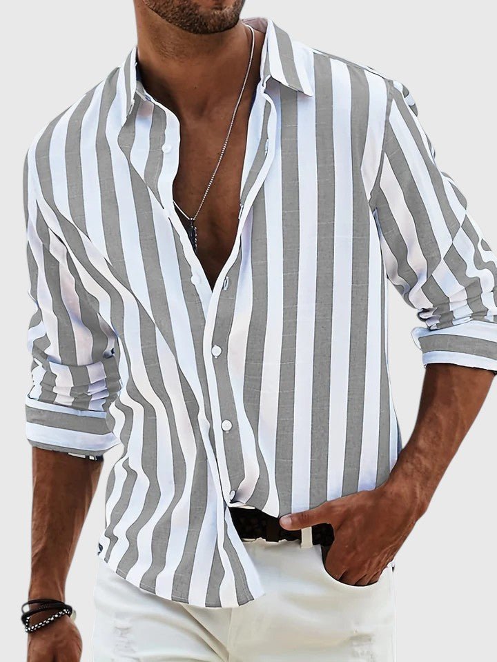 ZACHARY™ | RIVIERA STRIPE SUMMER SHIRT