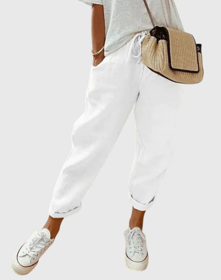 JULI™ | RELAXED LINEN SUMMER PANTS