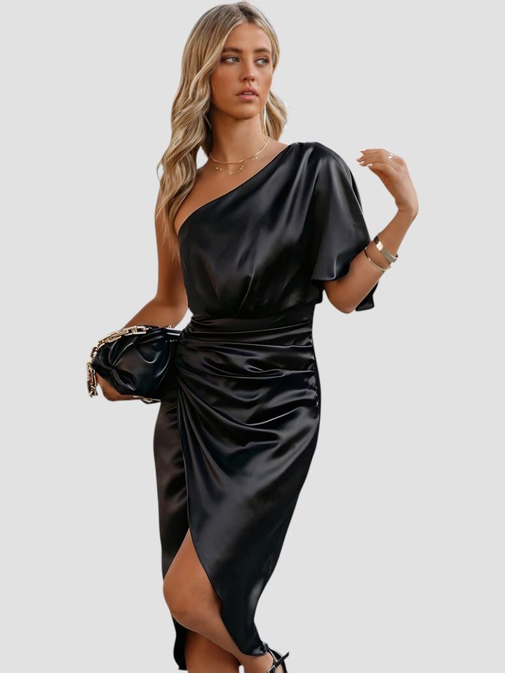 DELANEY™ | ELEGANT SATIN MAXI DRESS