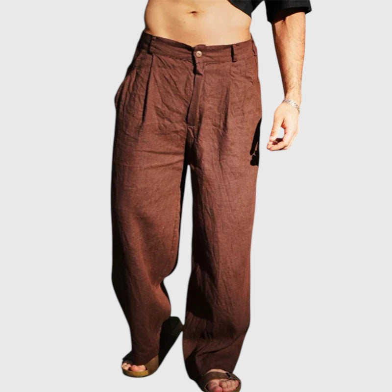 HUNTER™ | WIDE-LEG LINEN PANTS