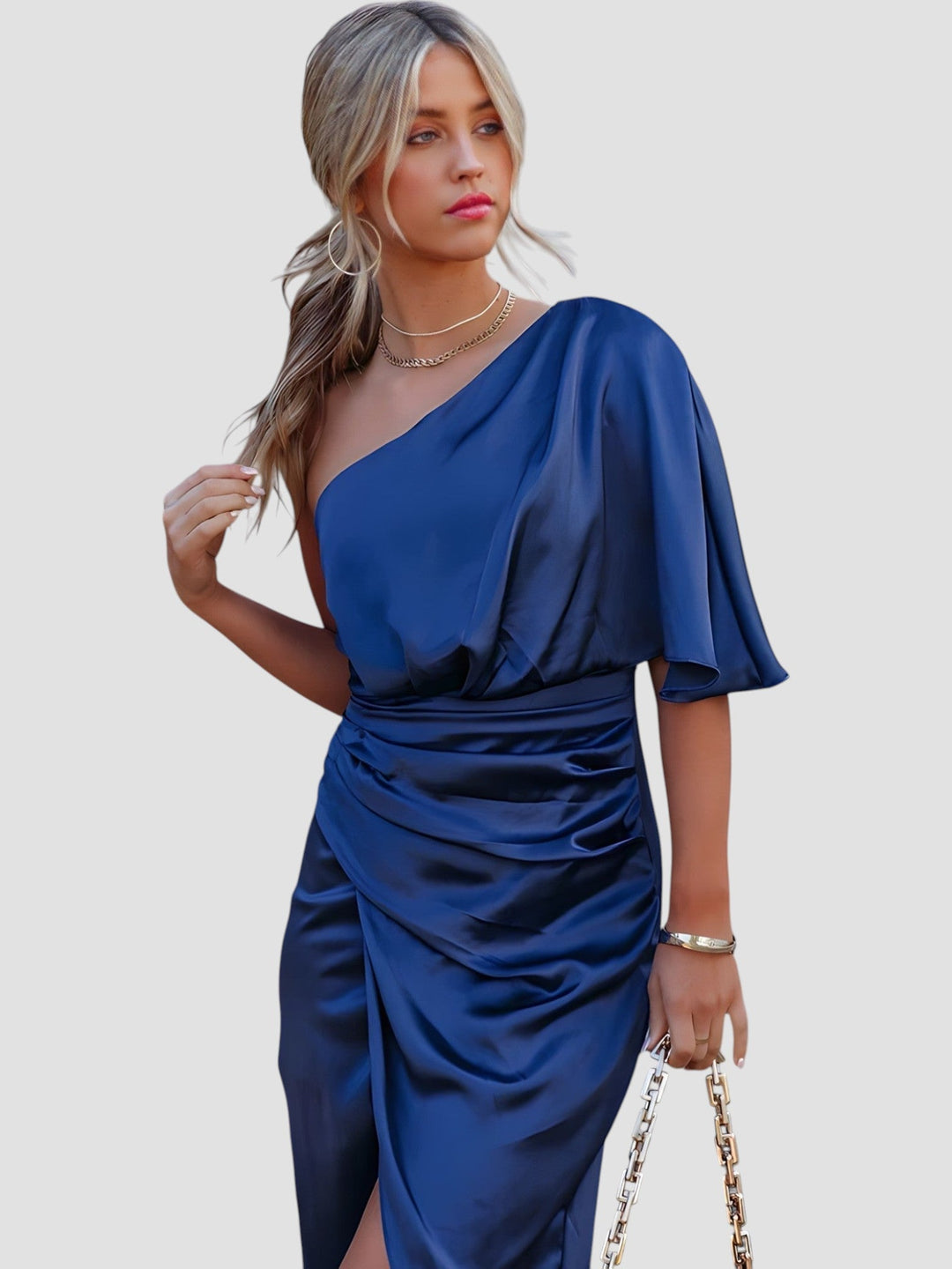 DELANEY™ | ELEGANT SATIN MAXI DRESS