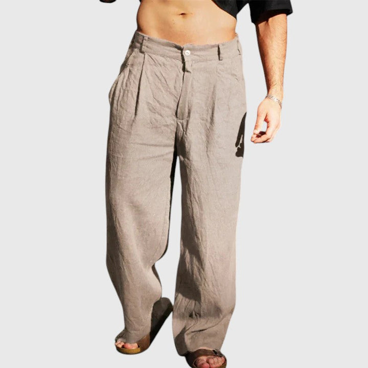 BRUCE™ | WIDE-LEG LINEN PANTS