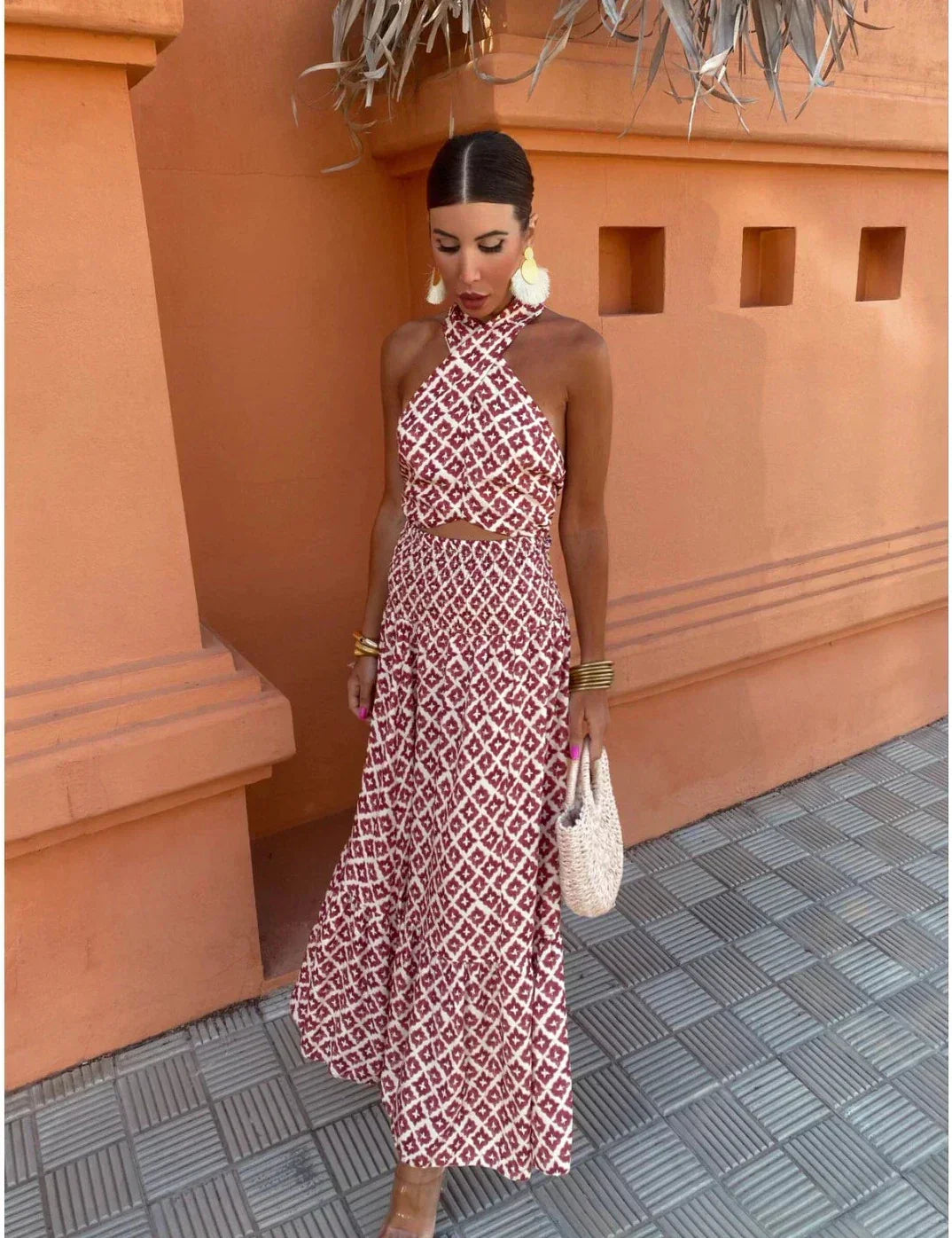 BRYNLEE™ | CHIC OFF-SHOULDER MIDI DRESS