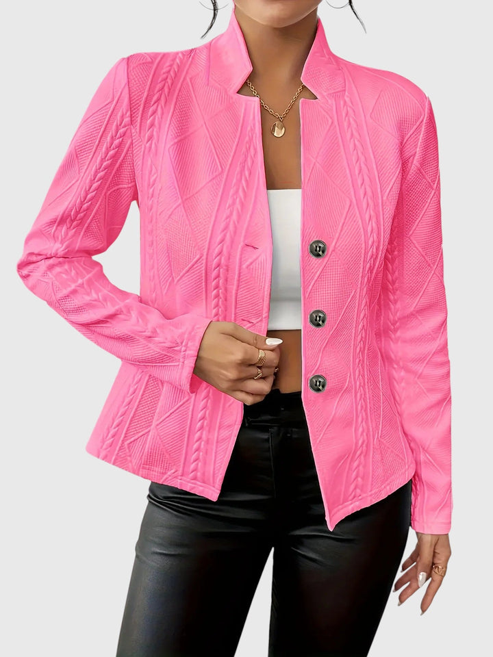 MONIQUE™ | TEXTURED CABLE KNIT BLAZER
