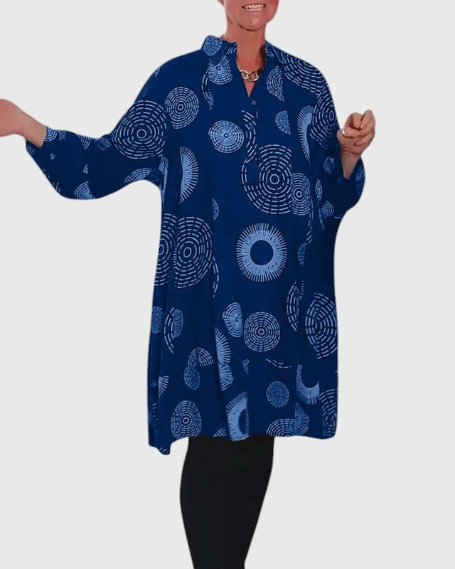 SHERIE™ | GEOMETRIC WRAP DRESS