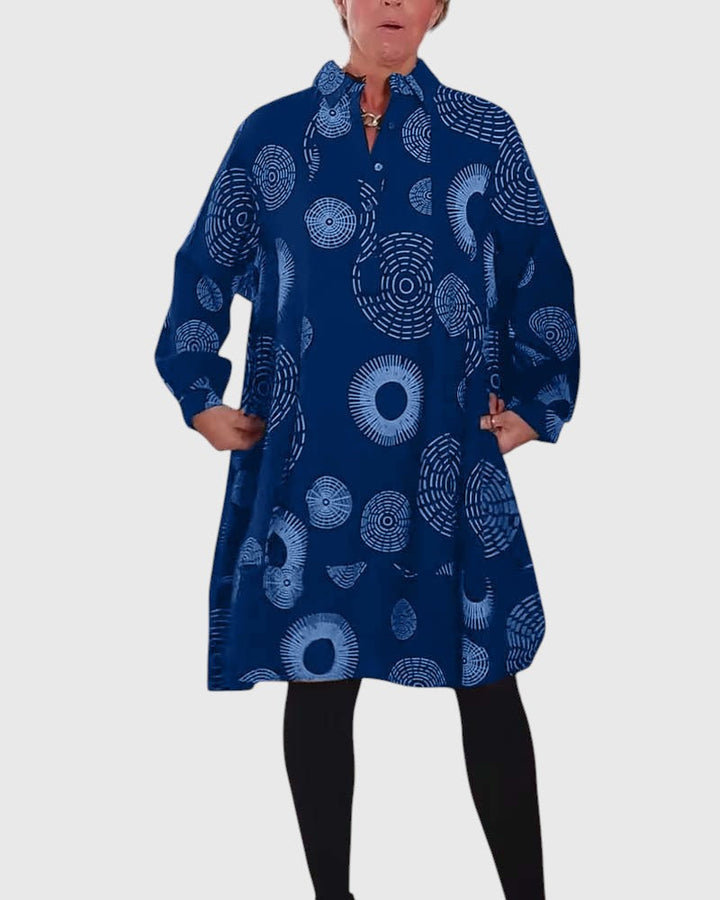 SHERIE™ | GEOMETRIC WRAP DRESS