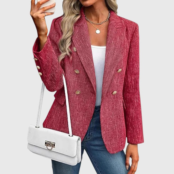 CAROLE™ | TEXTURED TAILORED BLAZER