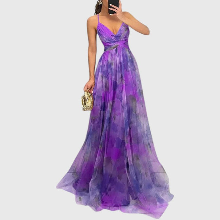 CARLEY™ | ENCHANTING FLORAL PRINT MAXI DRESS