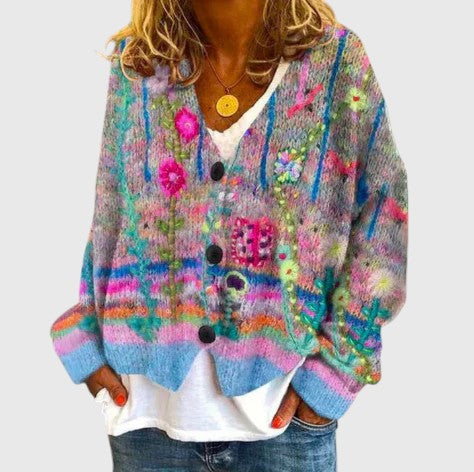 LORAINE™ | FLORAL CARDIGAN