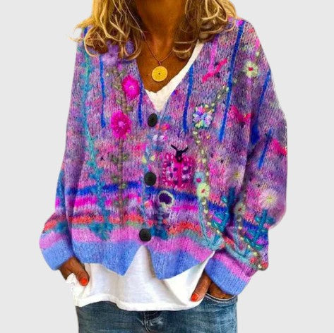 LORAINE™ | FLORAL CARDIGAN