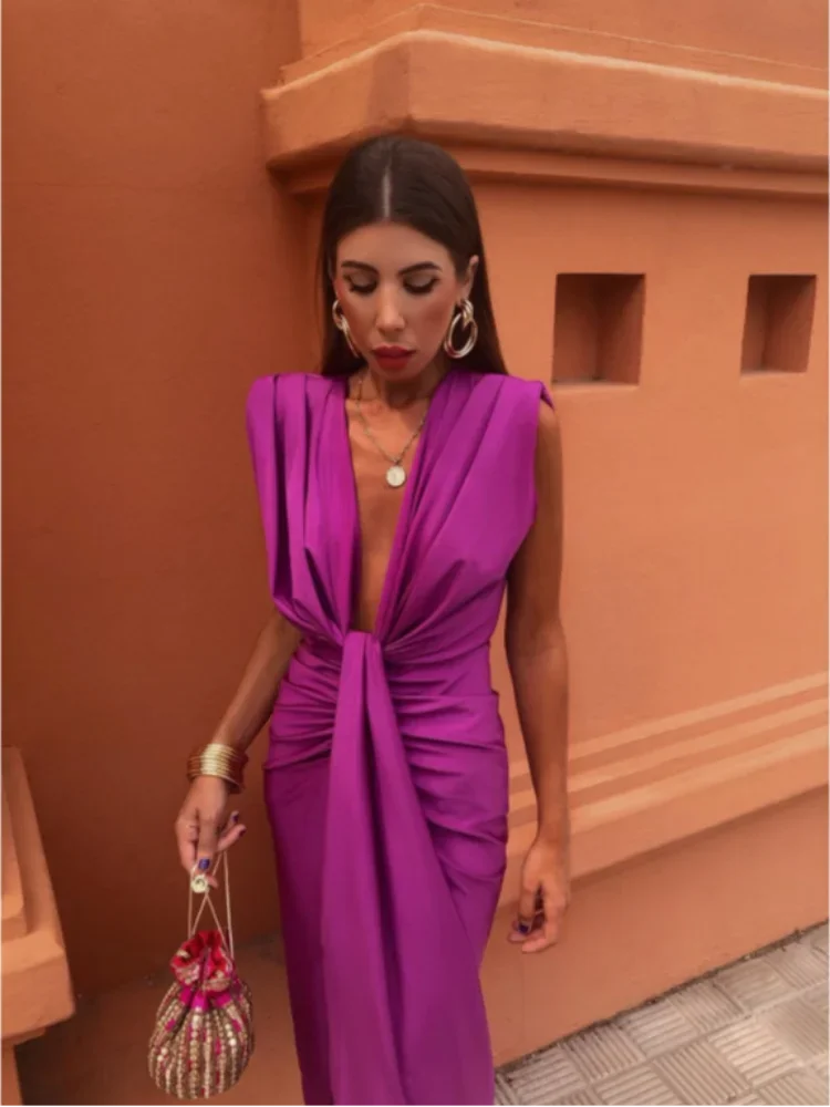 RAELYN™ | FLOWY OFF-SHOULDER MIDI DRESS
