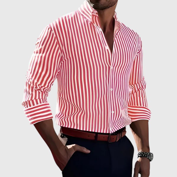 TODD™ | STRIPED MEN'S SHIRT – SMART & CONFIDENT