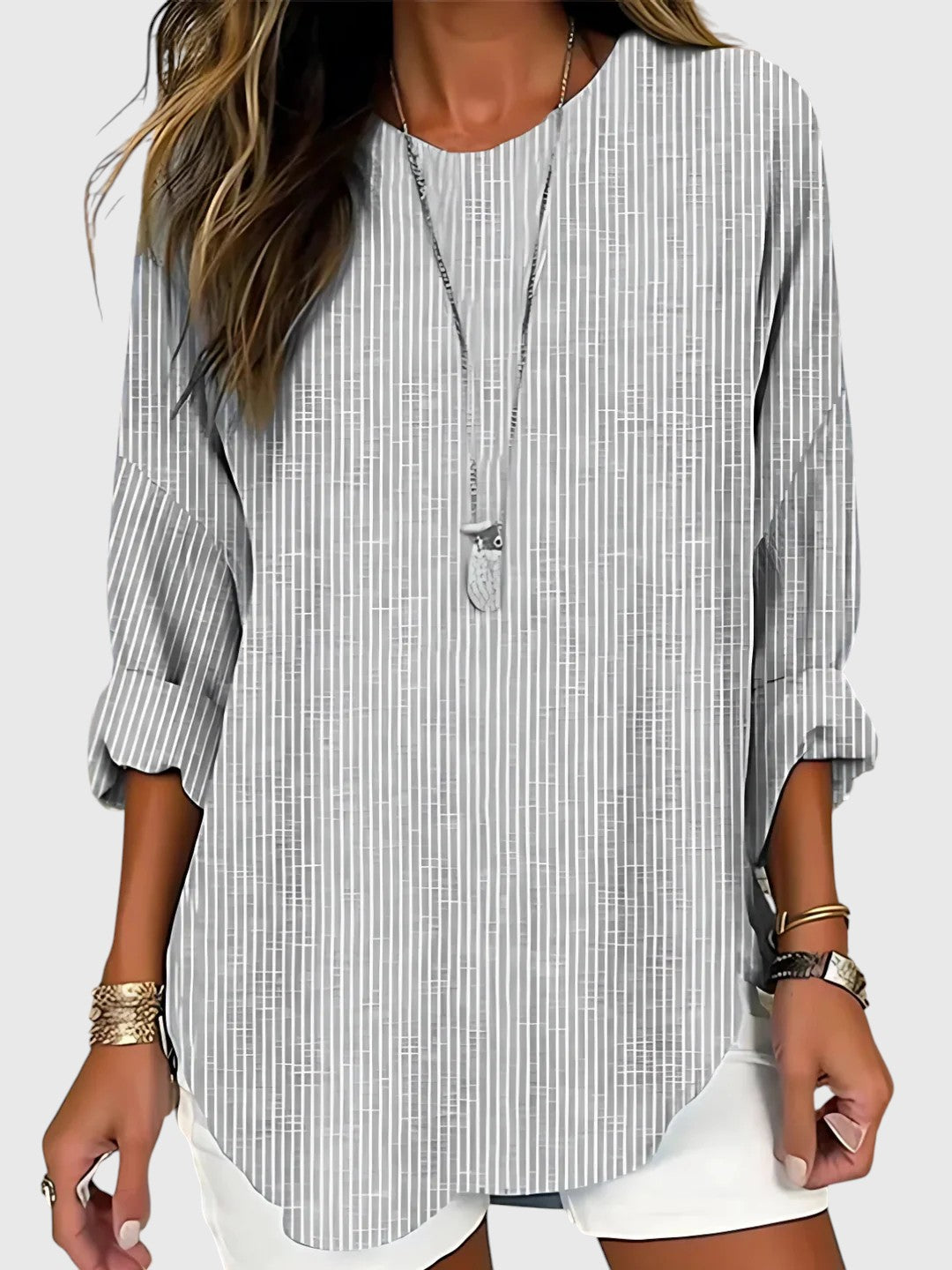 COLLEEN™ | TRENDY STRIPED BLOUSE