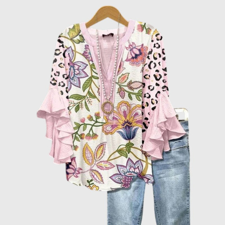 ELLENERE™ | WHISPER RUFFLE BLOUSE