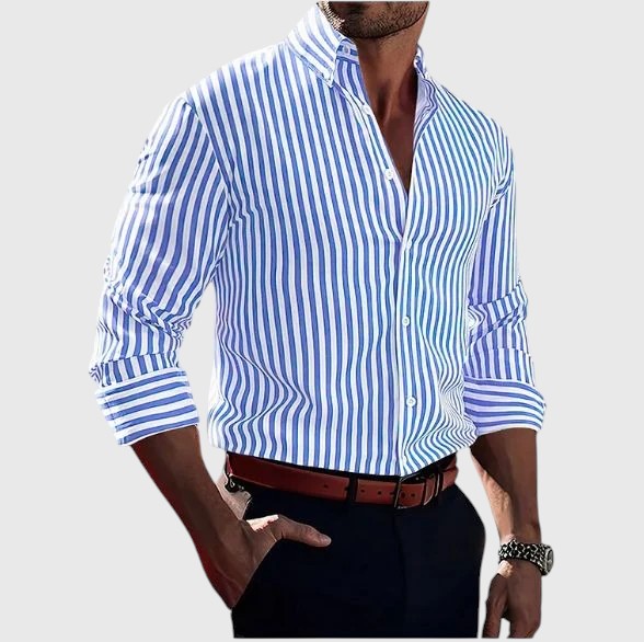 TODD™ | STRIPED MEN'S SHIRT – SMART & CONFIDENT