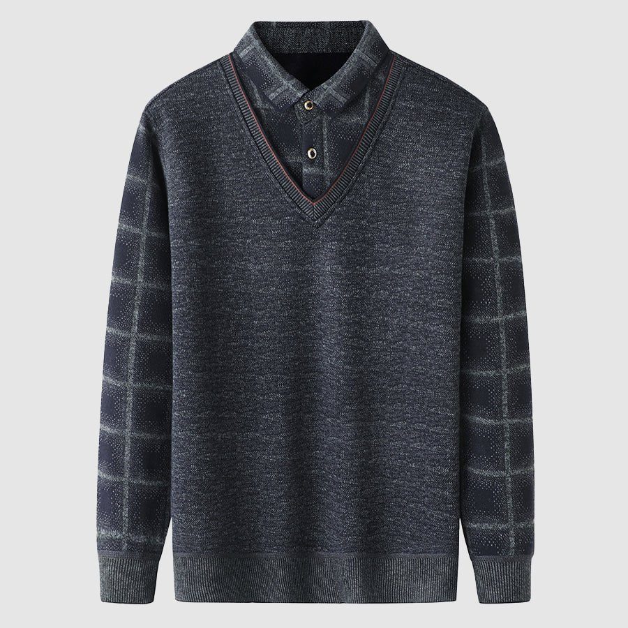 Ben Smith Elegant Collar Sweater