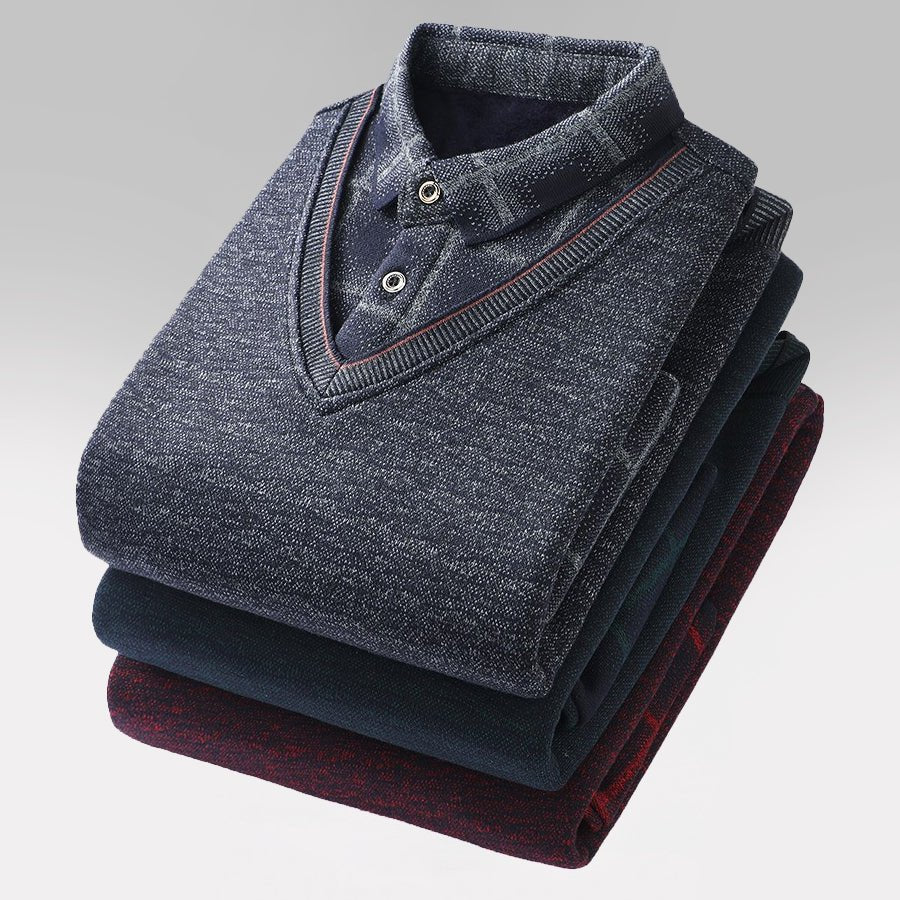 Ben Smith Elegant Collar Sweater