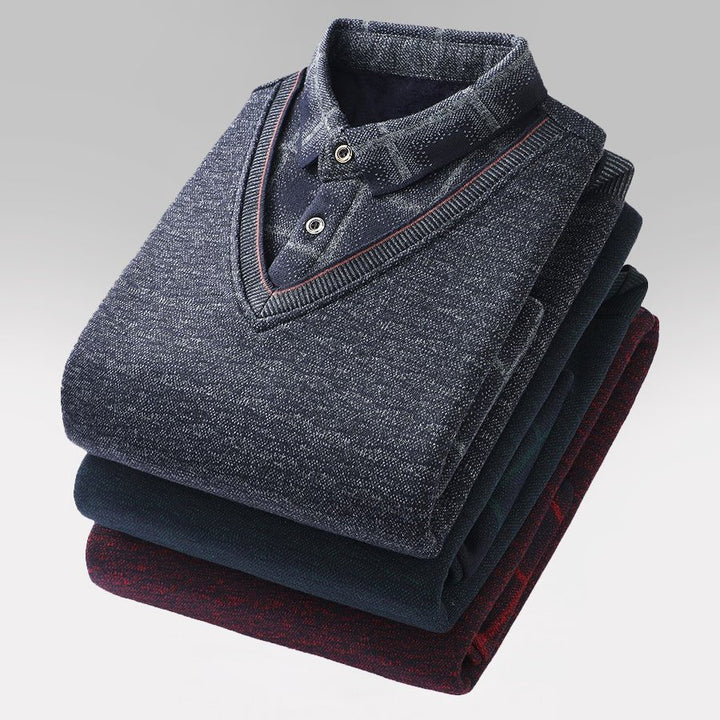 Ben Smith Elegant Collar Sweater