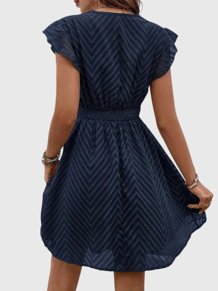 EMVIE™ | FRENCH LACE V-NECK SUMMER DRESS