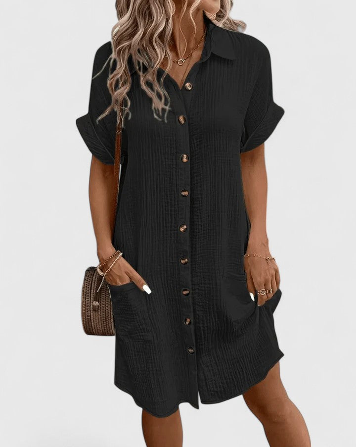 Gianelleza™ | Sophisticated Midi Summer Dress
