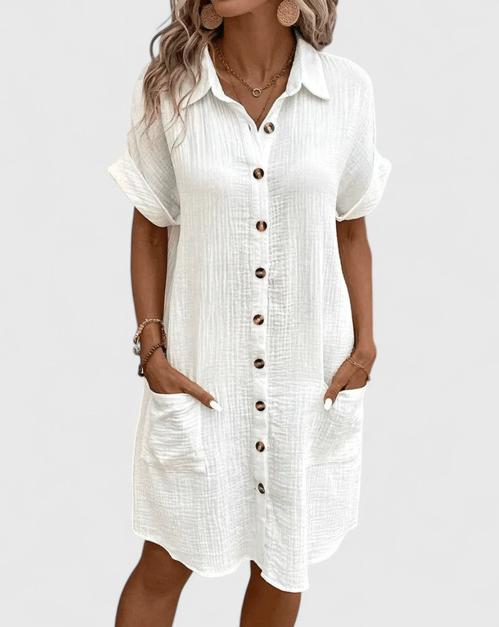Gianelleza™ | Sophisticated Midi Summer Dress