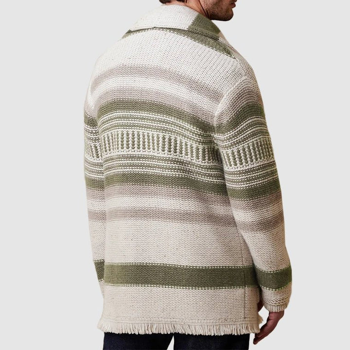 Daniel Hall Vintage Striped Cardigan