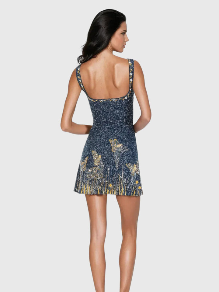 DEIRDRE™ | ELEGANT SLIM FIT SIDE SLIT MIDI DRESS