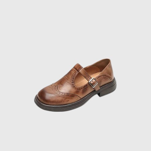 EMBERLY™ | ELEGANT GENUINE LEATHER MARY JANES