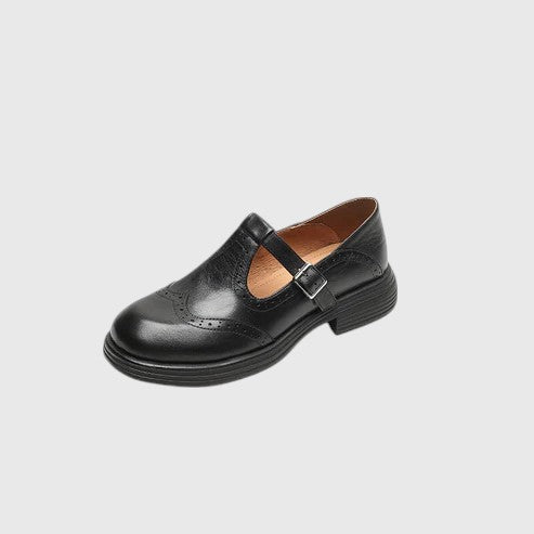 EMBERLY™ | ELEGANT GENUINE LEATHER MARY JANES