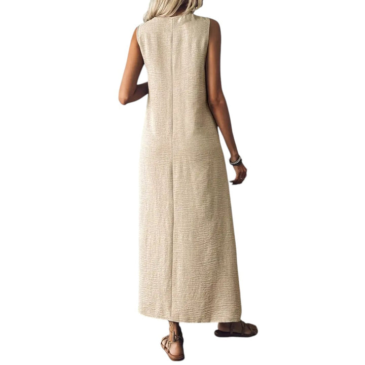 Marvella™ | Elegant V-Neck Maxi Dress