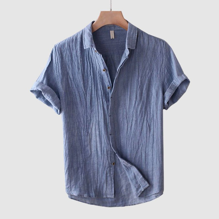 WESLEY™ | REFINED BOLOGNA LINEN SHIRT