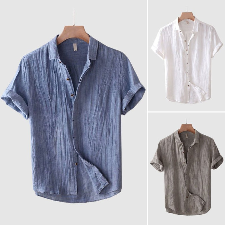 WESLEY™ | REFINED BOLOGNA LINEN SHIRT