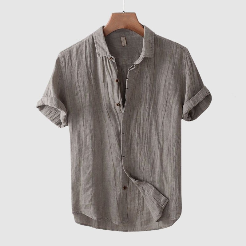 WESLEY™ | REFINED BOLOGNA LINEN SHIRT