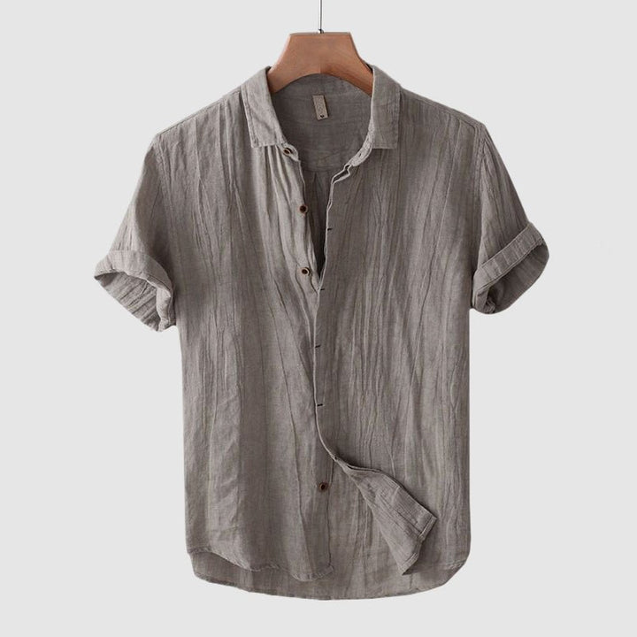 WESLEY™ | REFINED BOLOGNA LINEN SHIRT