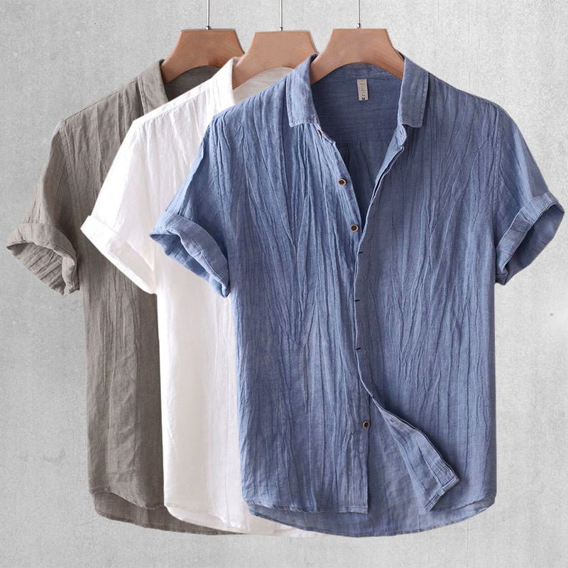 WESLEY™ | REFINED BOLOGNA LINEN SHIRT
