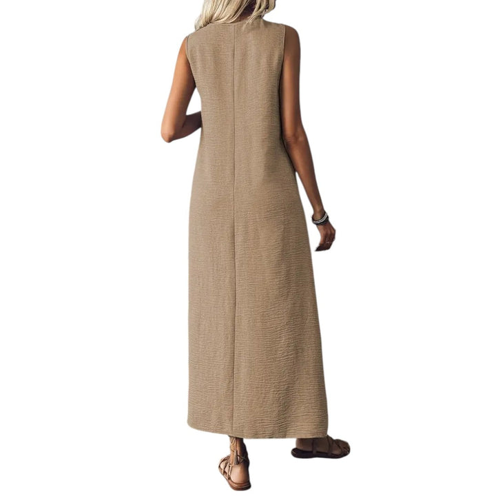 Marvella™ | Elegant V-Neck Maxi Dress