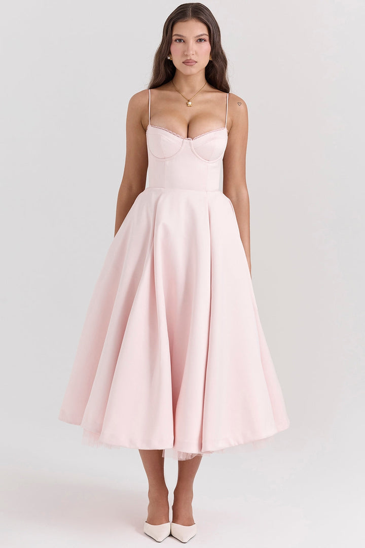 SANDRA™ | ELEGANT TULLE MIDI DRESS