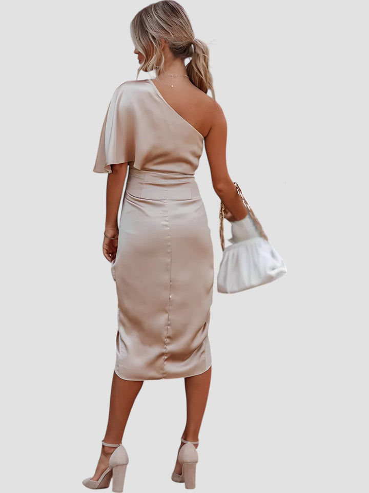 DELANEY™ | ELEGANT SATIN MAXI DRESS