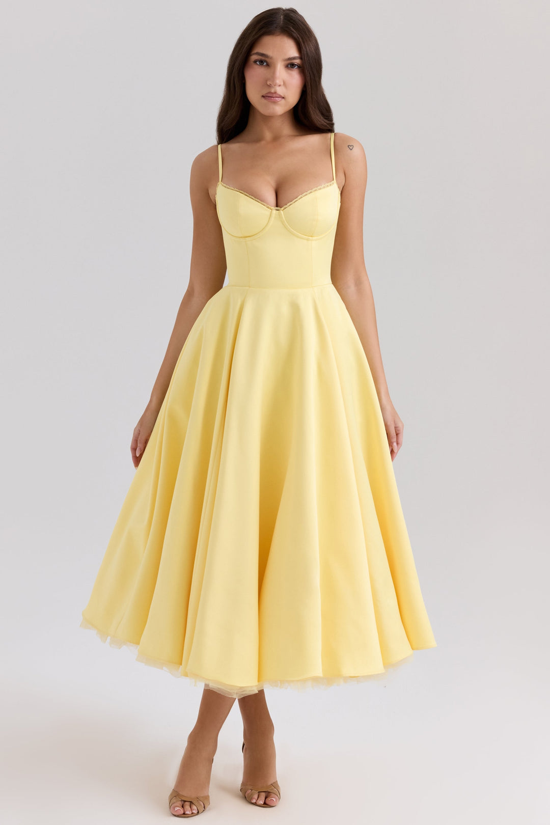 SANDRA™ | ELEGANT TULLE MIDI DRESS