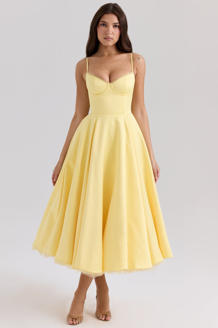 SANDRA™ | ELEGANT TULLE MIDI DRESS