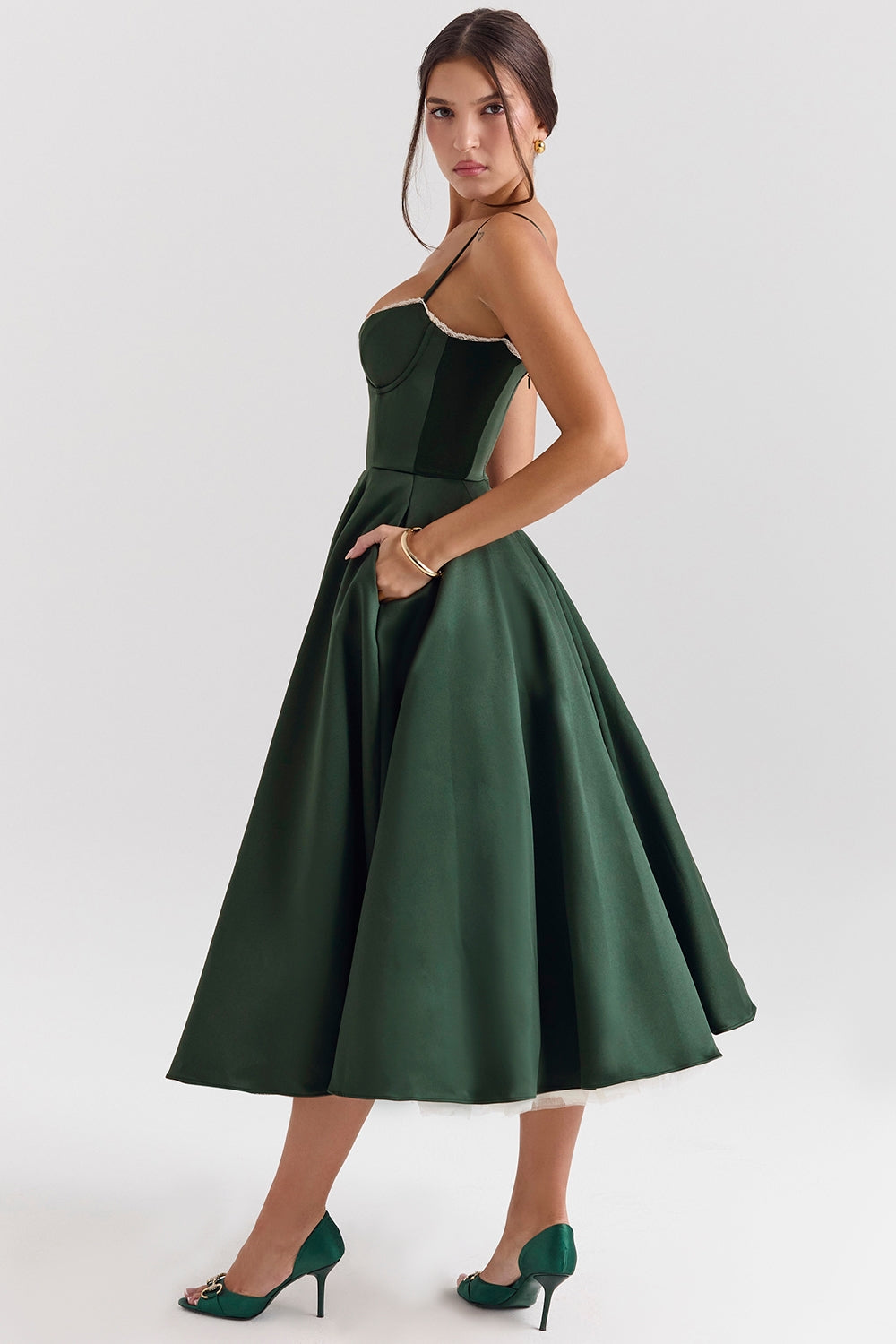 SANDRA™ | ELEGANT TULLE MIDI DRESS