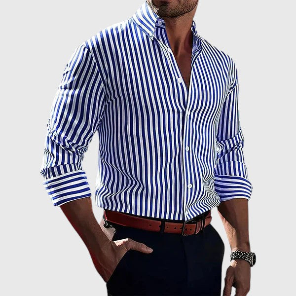 TODD™ | STRIPED MEN'S SHIRT – SMART & CONFIDENT