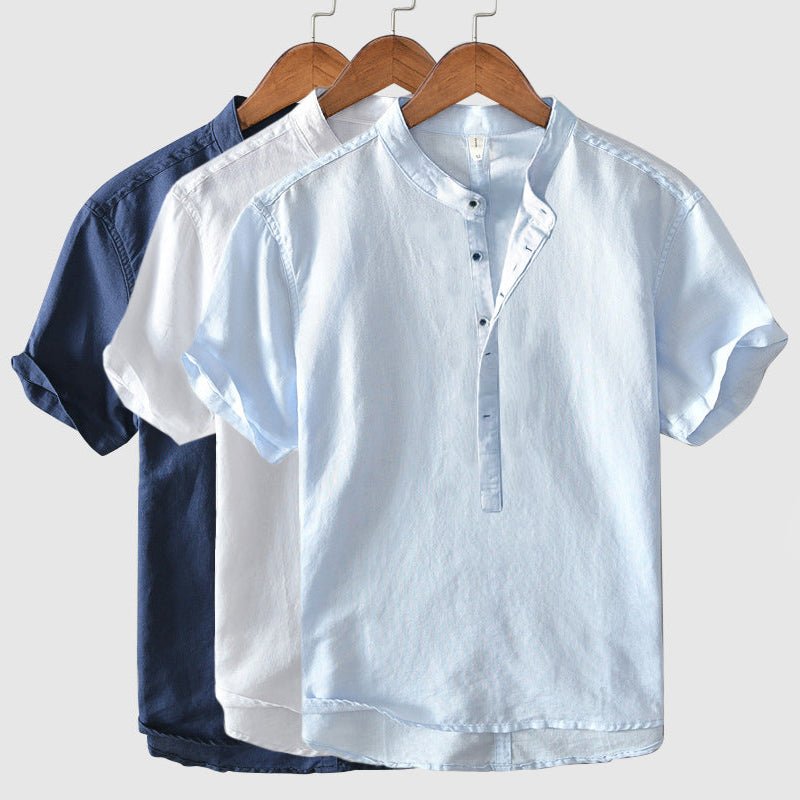 Jack Washington Hawaii Cotton-Linen Shirt