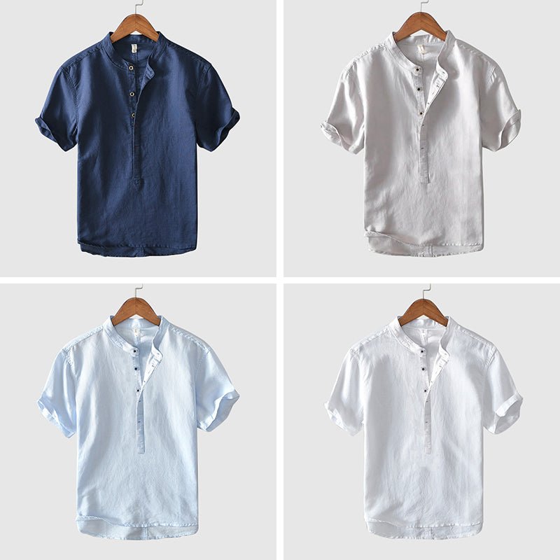 Jack Washington Hawaii Cotton-Linen Shirt