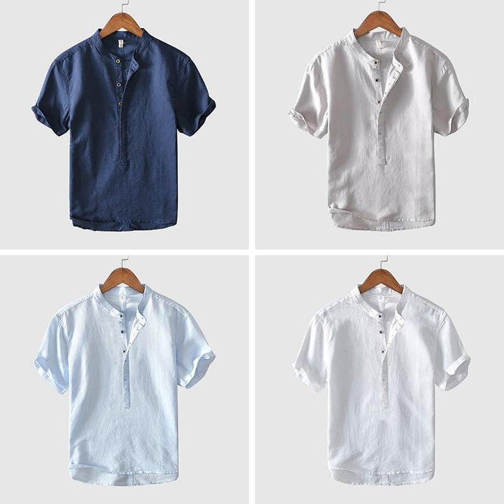 Jack Washington Hawaii Cotton-Linen Shirt