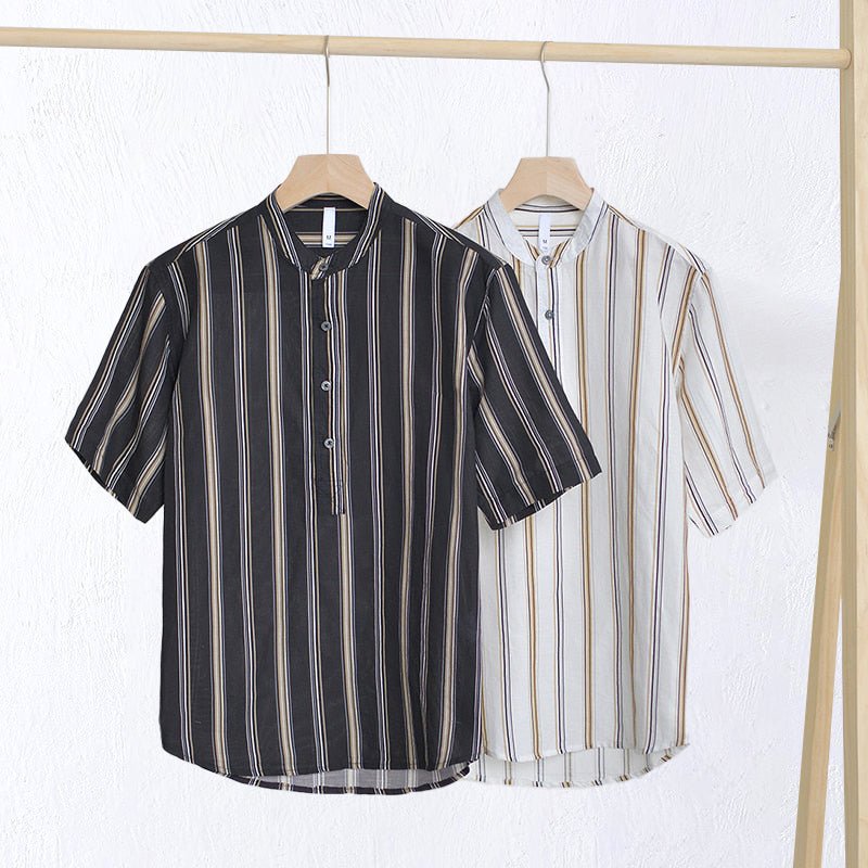 Jack Washington Ibiza Striped Linen Shirt